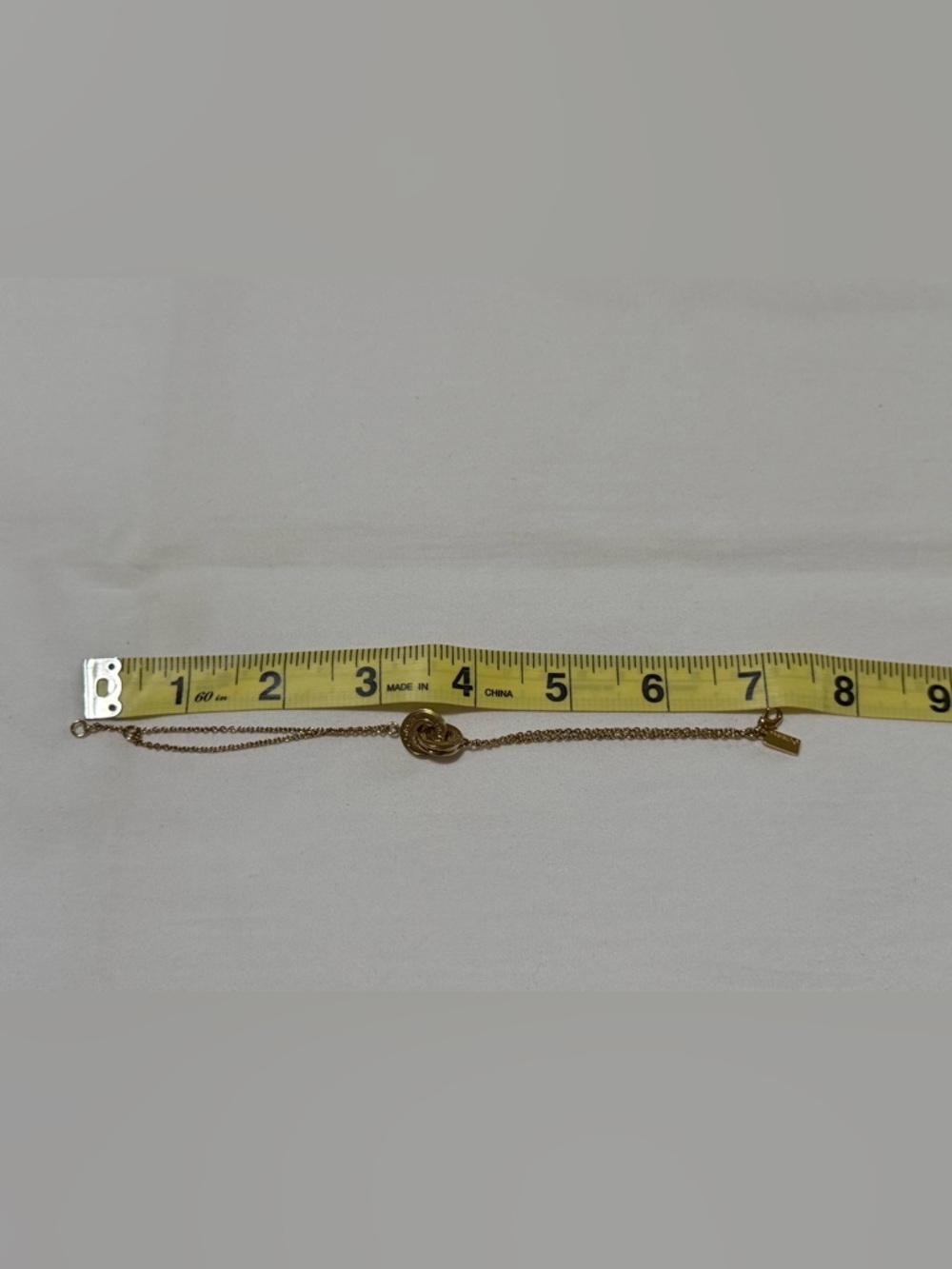 Coach Gold-Tone Circle Pendant Necklace with Crystal Accent - Picture 6 of 6